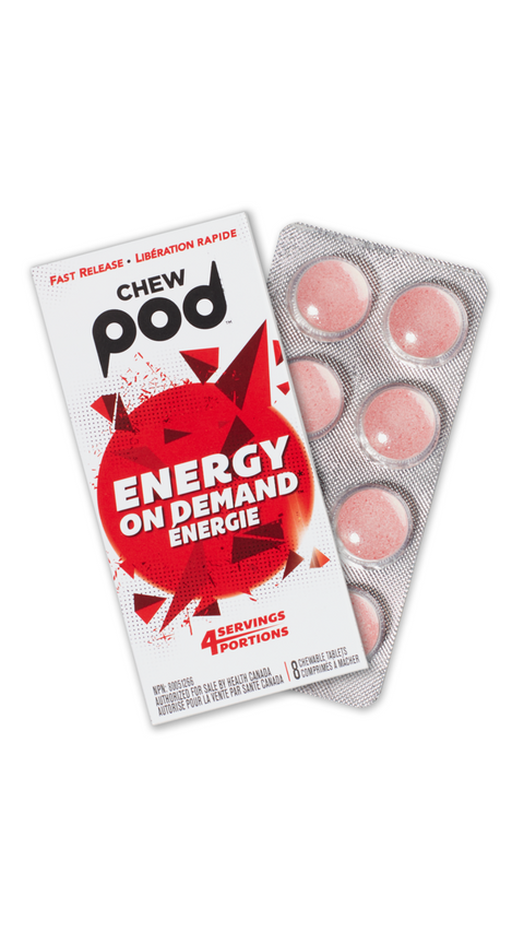 Chewpod energy gum